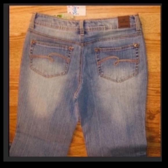 Justice for Girls - Simply Low Bootcut Light Wash Denim Jeans - Sz 14R. - Picture 5 of 10